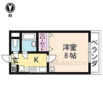 京都府京都市東山区渋谷通東大路西入鐘鋳町（賃貸マンション1K・2階・22.42㎡） その2