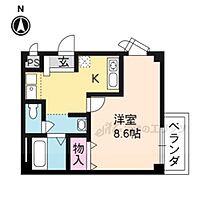 京都府京都市下京区室町通五条下る二丁目堺町（賃貸マンション1K・1階・29.52㎡） その2