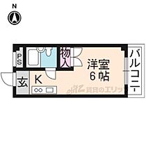 コスモハイツＫ 301 ｜ 京都府京都市上京区浄福寺通五辻下ル有馬町（賃貸マンション1R・3階・17.00㎡） その2