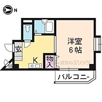 京都府京都市右京区西京極南大入町（賃貸マンション1K・2階・21.00㎡） その1