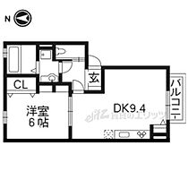 京都府京都市右京区西京極畔勝町（賃貸アパート1LDK・1階・40.29㎡） その2