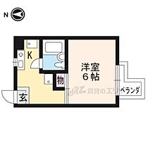 京都府京都市上京区猪熊通出水上ル蛭子町（賃貸マンション1K・4階・16.30㎡） その2