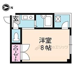 ミーツマンション 1Kの間取図画像