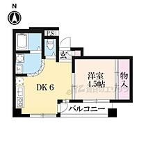 京都府京都市中京区寺町六角下ル式部町（賃貸マンション1DK・3階・31.10㎡） その2