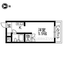 京都府京都市右京区西院東今田町（賃貸マンション1K・1階・16.50㎡） その2