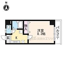 京都府京都市下京区四条通油小路東入ル傘鉾町（賃貸マンション1K・8階・24.26㎡） その2