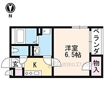 クレイノ山ノ内 103 ｜ 京都府京都市右京区山ノ内中畑町（賃貸アパート1K・1階・21.35㎡） その2