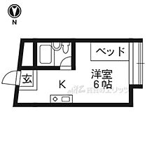 京都府京都市右京区西院東今田町（賃貸マンション1K・4階・13.00㎡） その2