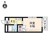 アロジオ北山 101 ｜ 京都府京都市北区衣笠氷室町（賃貸マンション1K・1階・15.40㎡） その2