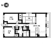 京都府京都市北区上賀茂松本町（賃貸マンション3LDK・2階・67.20㎡） その2