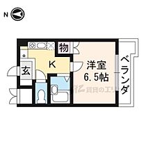 京都府京都市中京区押小路通高倉下ル柊町（賃貸マンション1K・2階・20.40㎡） その2