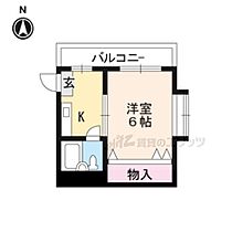 京都府京都市上京区大宮通上立売下ル芝大宮町（賃貸マンション1K・3階・18.00㎡） その2