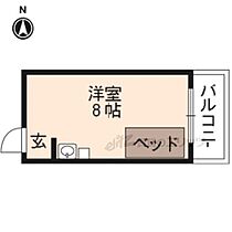 京都府京都市北区紫竹西北町（賃貸マンション1R・2階・12.80㎡） その2