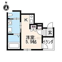 京都府京都市左京区浄土寺西田町（賃貸マンション1R・2階・20.30㎡） その2