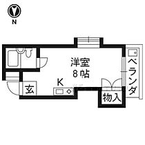 京都府京都市北区紫竹北大門町（賃貸マンション1R・3階・20.11㎡） その2