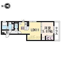 京都府京都市北区大宮北椿原町（賃貸アパート1LDK・1階・39.67㎡） その2