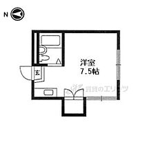 京都府京都市左京区吉田上阿達町（賃貸マンション1R・3階・17.00㎡） その2