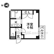 ドミール黒門 102 ｜ 京都府京都市上京区椹木町通黒門東入る中御門横町（賃貸マンション1K・1階・18.02㎡） その2