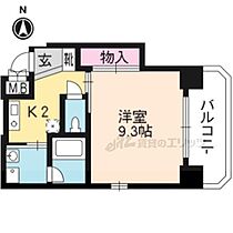 シェリオン 202 ｜ 京都府京都市上京区千本通寺之内下る花車町（賃貸マンション1K・2階・30.19㎡） その2