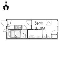 京都府京都市上京区大宮通出水下る家永町（賃貸アパート1K・1階・19.87㎡） その2