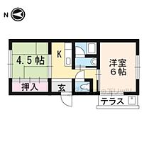 美園荘 101 ｜ 京都府京都市北区上賀茂桜井町（賃貸マンション2K・1階・32.00㎡） その2