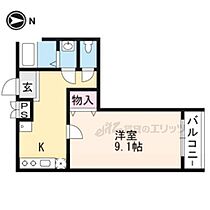 京都府京都市北区大宮西小野堀町（賃貸マンション1K・1階・29.23㎡） その2