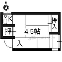 京都府京都市左京区田中春菜町（賃貸アパート1K・2階・14.51㎡） その1