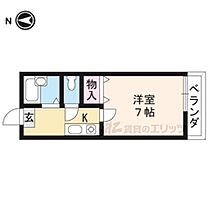 京都府京都市左京区松ヶ崎東町（賃貸マンション1K・1階・20.57㎡） その1