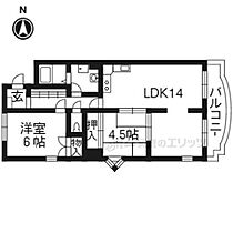 ノースクレスト 303 ｜ 京都府京都市北区上賀茂高縄手町（賃貸マンション2LDK・3階・62.75㎡） その2