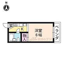 京都府京都市左京区田中大堰町（賃貸マンション1K・2階・17.00㎡） その2