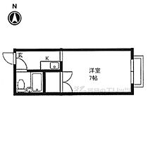 京都府京都市右京区太秦蜂岡町（賃貸マンション1K・2階・19.78㎡） その2