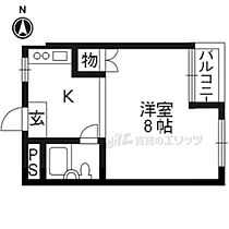 小笹ハイツ 101 ｜ 京都府京都市右京区西院乾町（賃貸アパート1R・1階・22.00㎡） その2