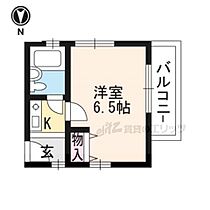 京都府京都市北区小山西元町（賃貸アパート1K・2階・19.00㎡） その2