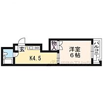 京都府京都市上京区今出川通浄福寺西入２丁目東上善寺町（賃貸マンション1DK・3階・21.50㎡） その2