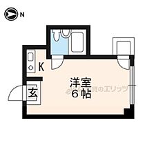 京都府京都市左京区下鴨西林町（賃貸マンション1R・5階・15.00㎡） その2