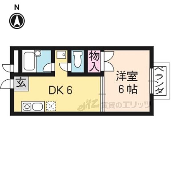 ＧＡＮＥＳＨＡ994 306｜京都府京都市上京区寺之内通千本西入柏清盛町(賃貸マンション1DK・3階・25.00㎡)の写真 その2