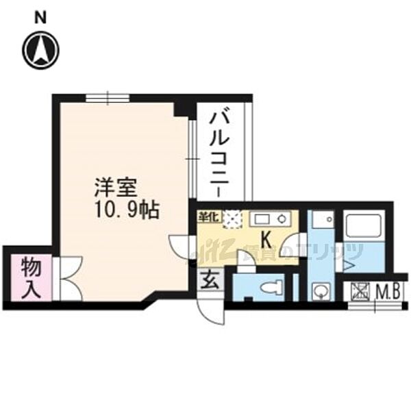 カーサ・ヴェルデ西洞院 706｜京都府京都市下京区妙伝寺町(賃貸マンション1K・7階・30.19㎡)の写真 その2