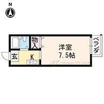 京都府京都市右京区常盤西町（賃貸マンション1K・1階・20.00㎡） その2