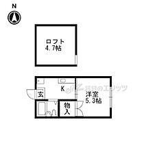 京都府京都市右京区常盤出口町（賃貸マンション1K・3階・16.32㎡） その2