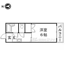 前田ハイツ 105 ｜ 京都府京都市右京区太秦馬塚町（賃貸マンション1K・1階・20.29㎡） その2