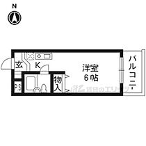 京都府京都市右京区西院西高田町（賃貸マンション1K・1階・14.82㎡） その2