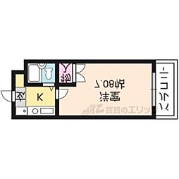 ル・パルク 1Kの間取図画像