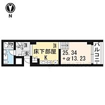 是空ＨＯＲＩＫＡＷＡ 202 ｜ 京都府京都市上京区東堀川通椹木町上る五町目（賃貸マンション1LDK・2階・25.34㎡） その2