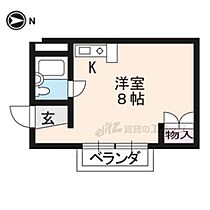 京都府京都市右京区太秦帷子ケ辻町（賃貸マンション1R・4階・24.92㎡） その2