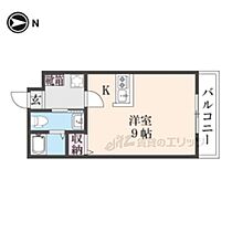 京都府京都市北区紫竹下芝本町（賃貸マンション1K・3階・23.19㎡） その2