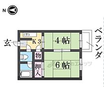 京都府京都市右京区常盤仲之町（賃貸マンション2K・3階・28.35㎡） その2