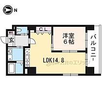 5S京都五条 601 ｜ 京都府京都市右京区西京極東大丸町（賃貸マンション1LDK・6階・45.13㎡） その1