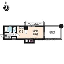 京都府京都市右京区西院西田町（賃貸マンション1K・2階・25.92㎡） その2