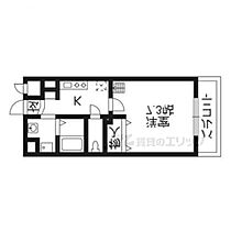 サンリットＵＭＥＺＵ 206 ｜ 京都府京都市右京区梅津開キ町（賃貸マンション1K・2階・25.44㎡） その2