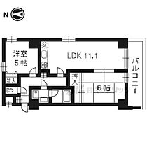 京都府京都市北区小山元町（賃貸マンション2LDK・2階・50.88㎡） その2